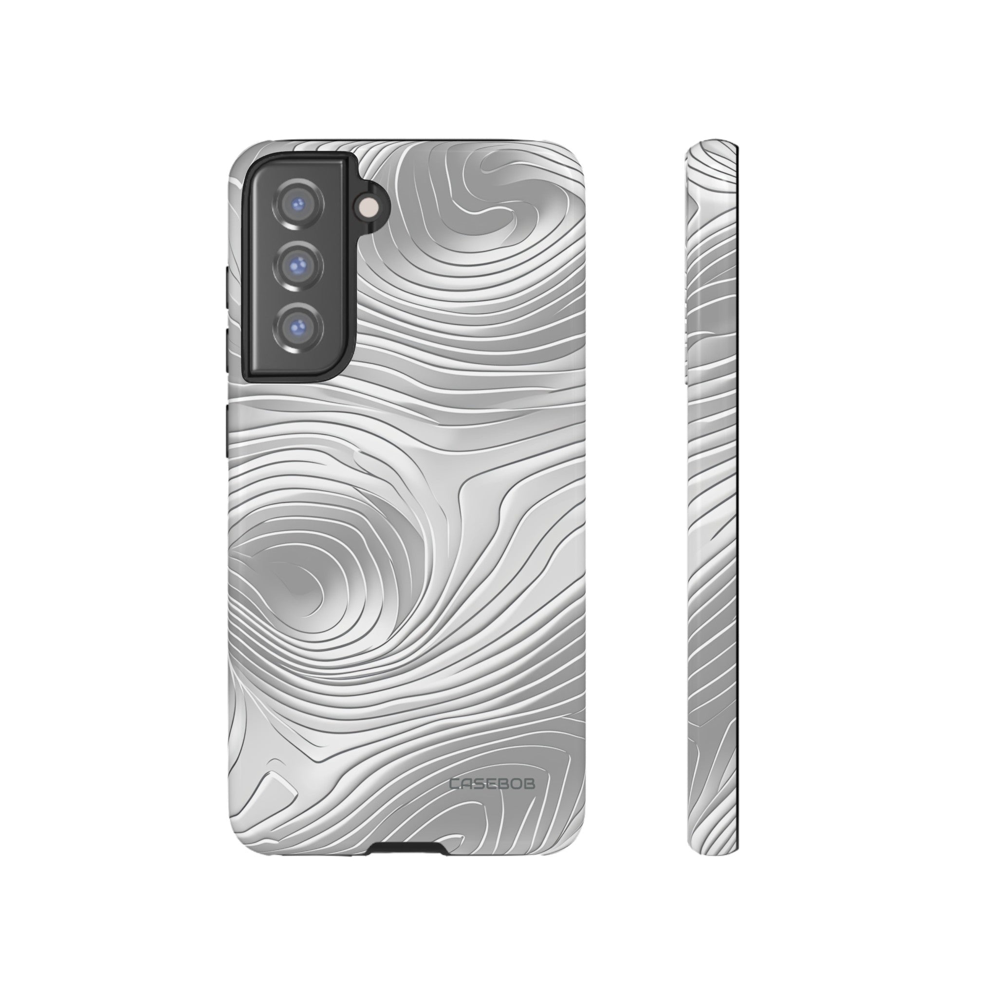 Sleek Grey Minimalism - Protective Phone Case