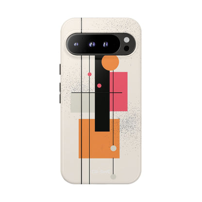 Shapes Dance Playfully - Google Pixel Case