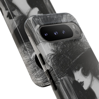 Vintage Feather Elegance Google Pixel 9 - Tough