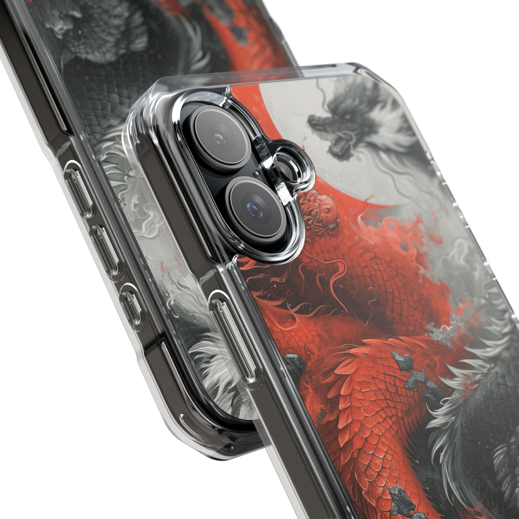 Zen Dragon Harmony iPhone 16 - Clear Impact Phone Case