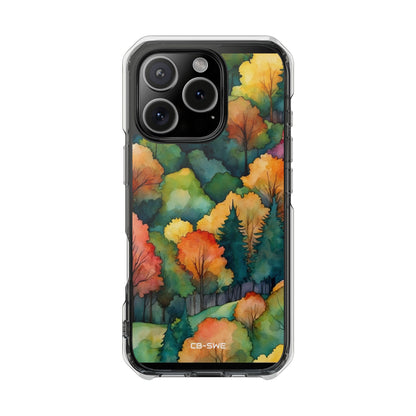 Autumn Leaves Dance iPhone Case - Impact