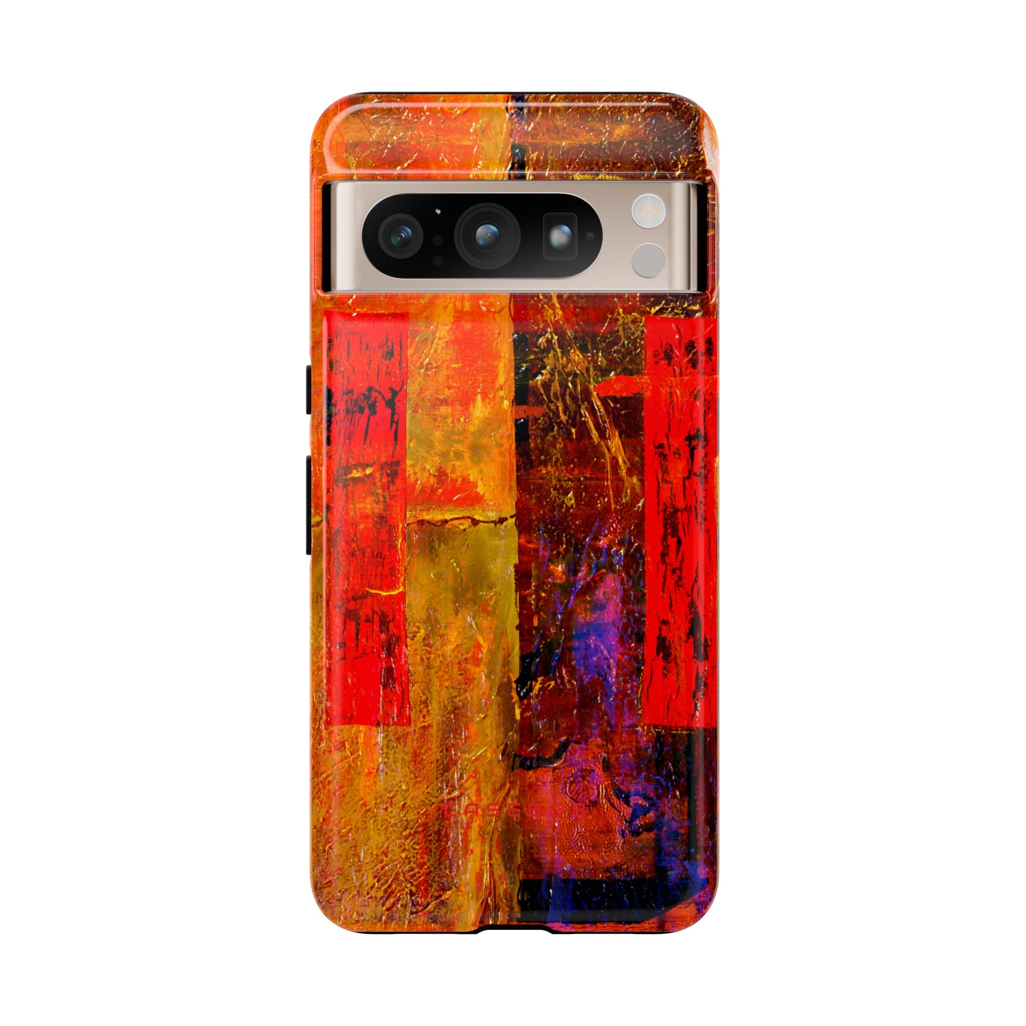 Red Oil Painting - Protective Phone Case