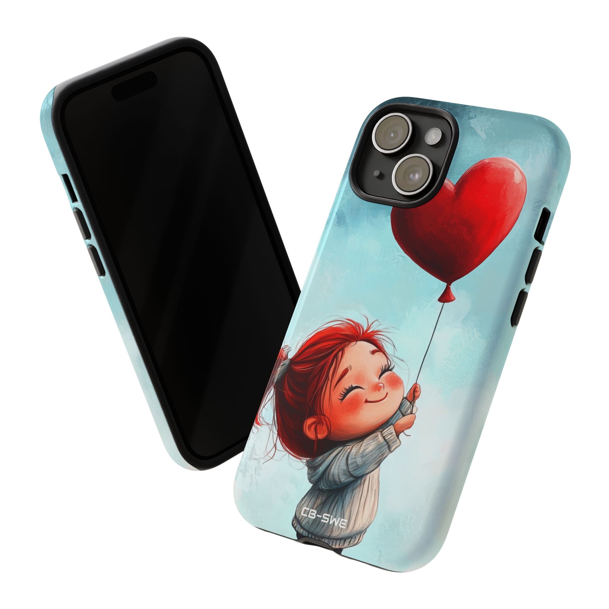 Joyful Girl Flies - iPhone Case