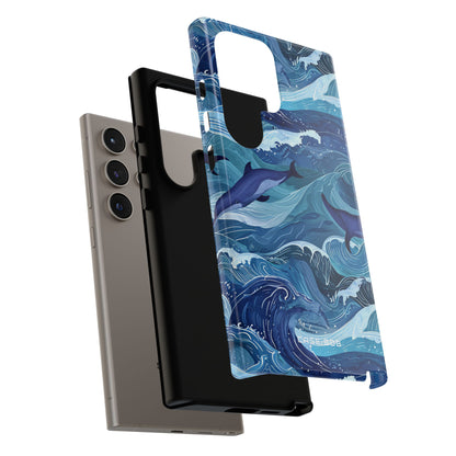 Dolphin Waves Samsung S24 Ultra Case - Tough