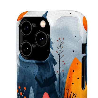 Whimsical Nature - Slim iPhone 14 Phone Case