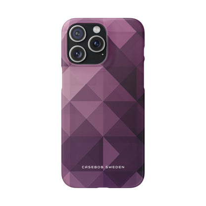 Gradient Purple Mosaic iPhone 15 - Slim Phone Case