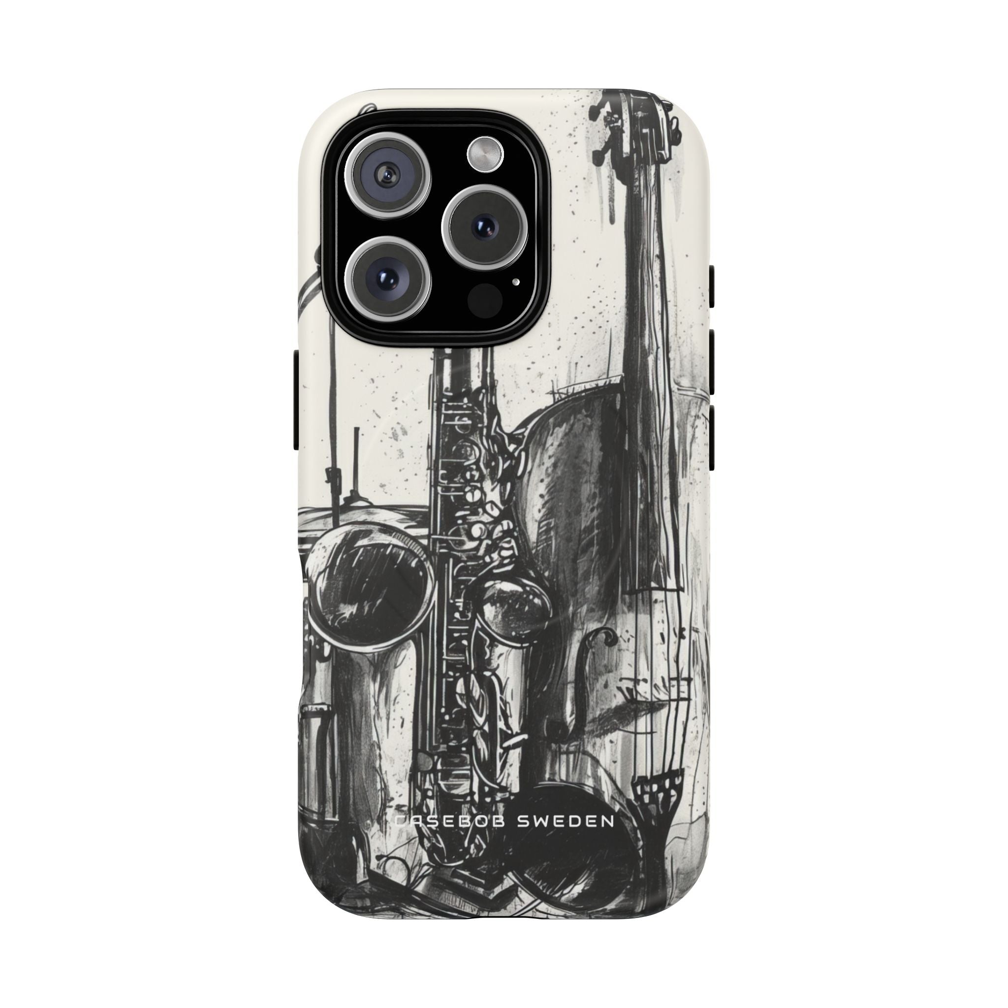 Jazz Instrument Line Symphony iPhone 16 | Tough+ Phone Case