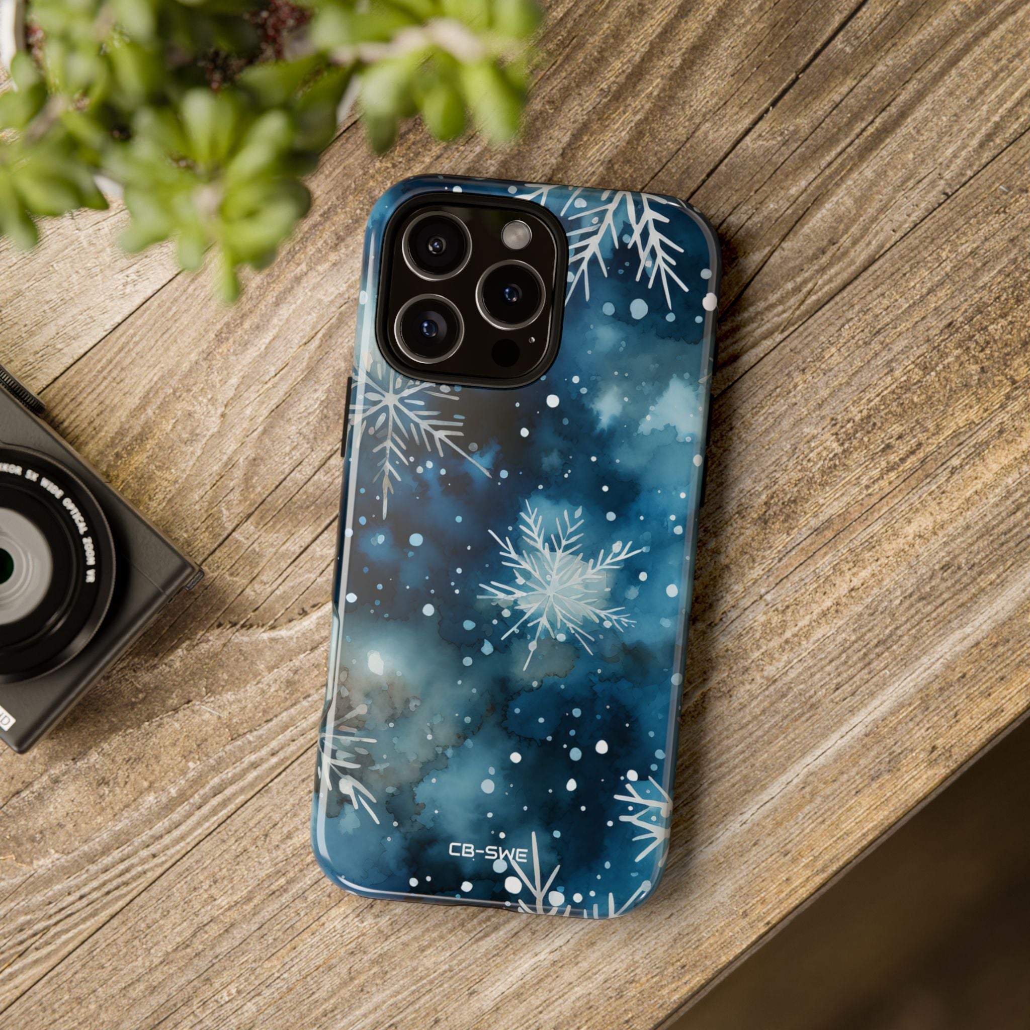 Winter Snowflakes Dance - iPhone Case