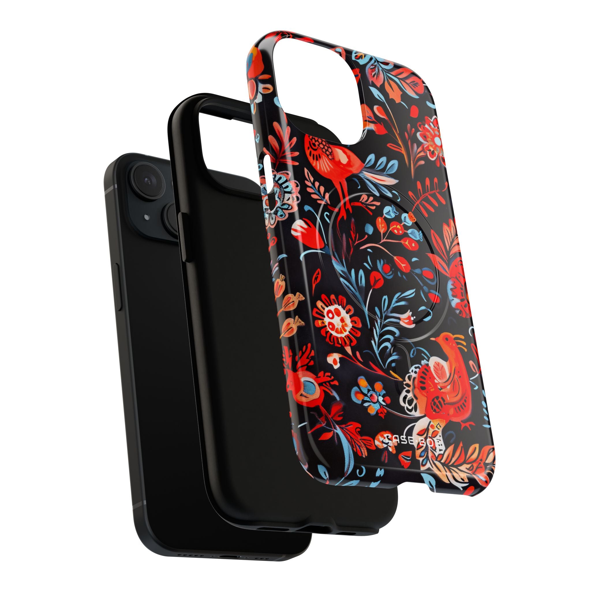 Vivid Birdscape iPhone 15 Case - Tough+