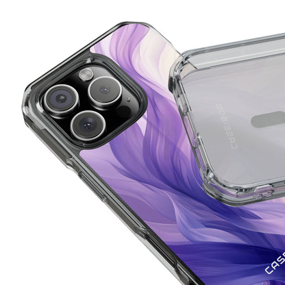 Purple Ribbon Waves iPhone 16 Pro Case - Impact