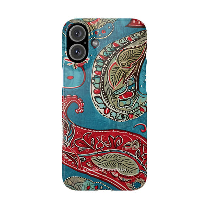 Vintage Paisley Elegance iPhone 16 - Slim Phone Case