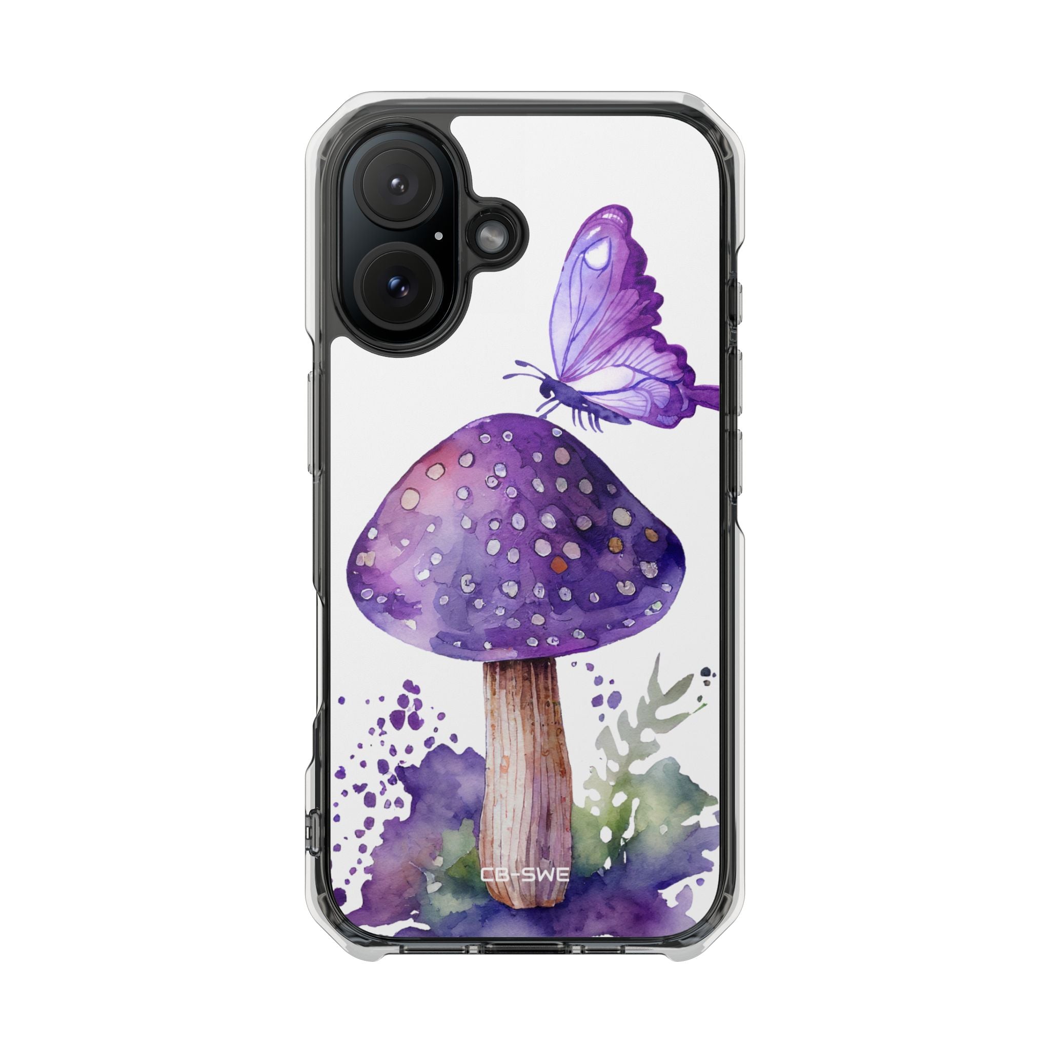 Whimsical Butterfly Perch iPhone Case - Impact