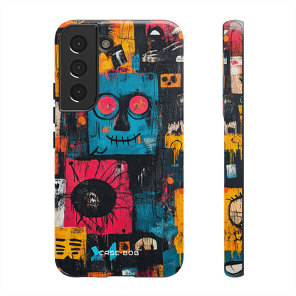 Blue Stitch Smile Samsung S22 Case - Tough
