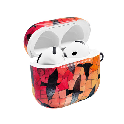 Värjätyt lasi- linnut - AirPods Case