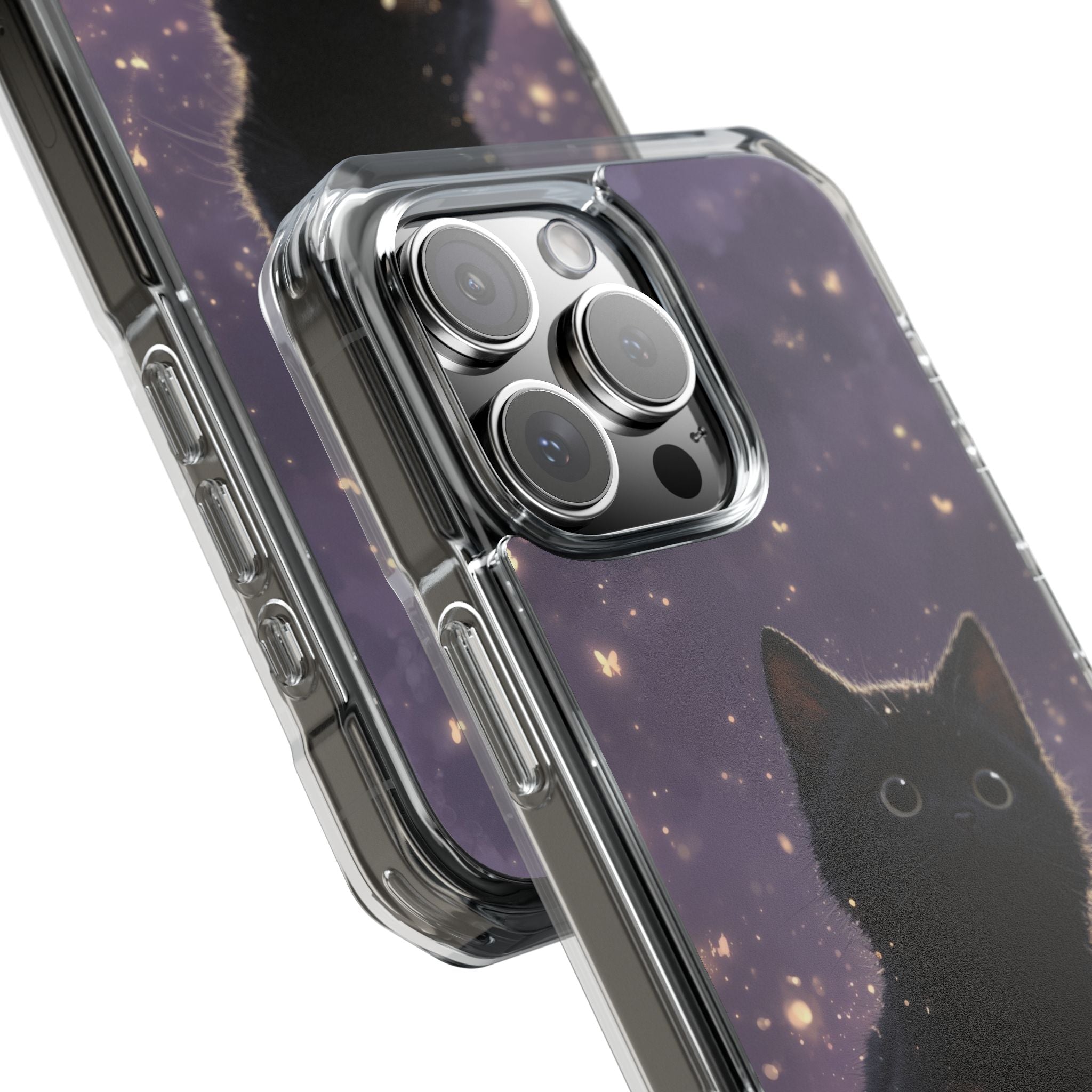 Whimsical Cat Soars iPhone Case - Impact