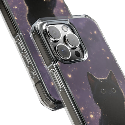 Whimsical Cat Soars iPhone Case - Impact