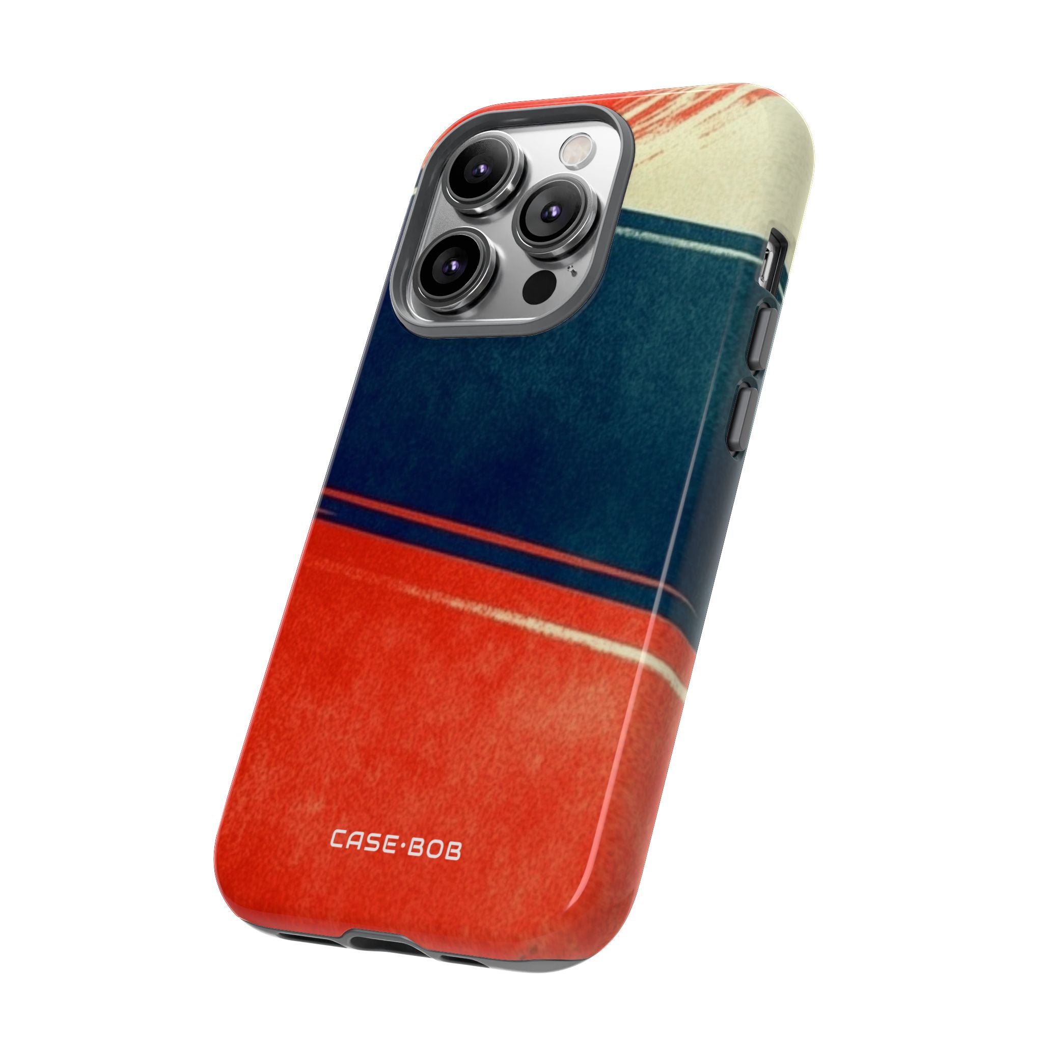 Blue Diagonal Motion iPhone 14 Pro Case - Tough