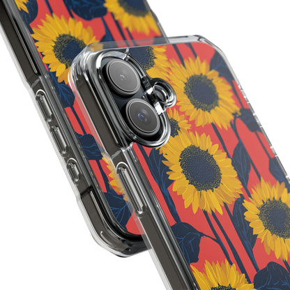 Vibrant Sunflower Rhythm iPhone Case - Impact