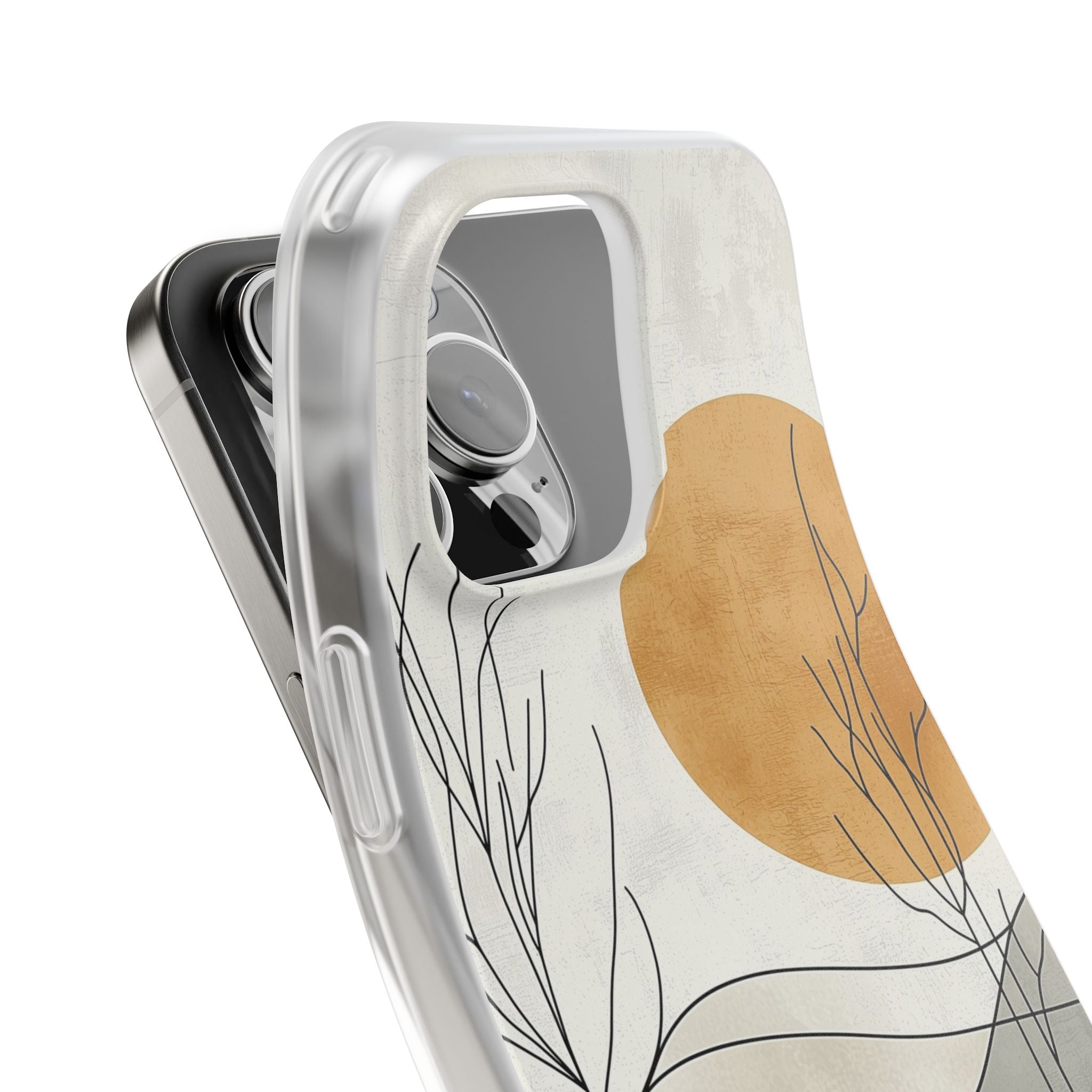 Orange Halo iPhone 16 Pro Max Case - Soft