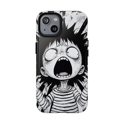 Screaming Stripes iPhone 14 Case - Tough+