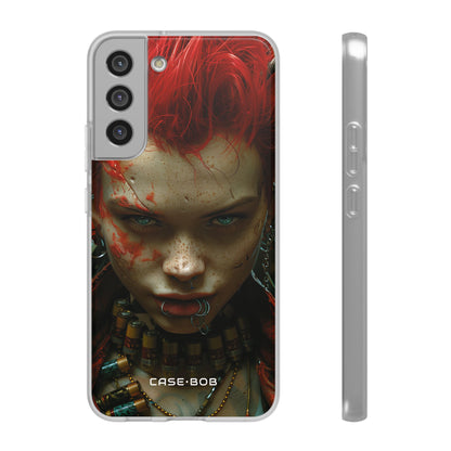 Red Spike Gaze Samsung S22 Plus Case - Soft