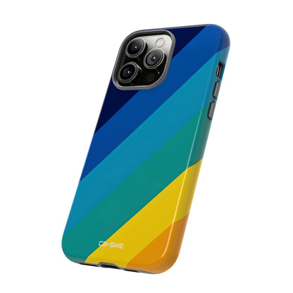 Diagonal Color Spectrum - iPhone Case