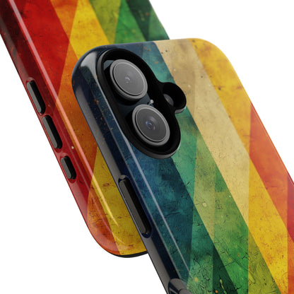 Diagonal Spectrum iPhone 16 Plus Case - Tough