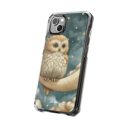 Owls Nestle Moon iPhone Case - Impact