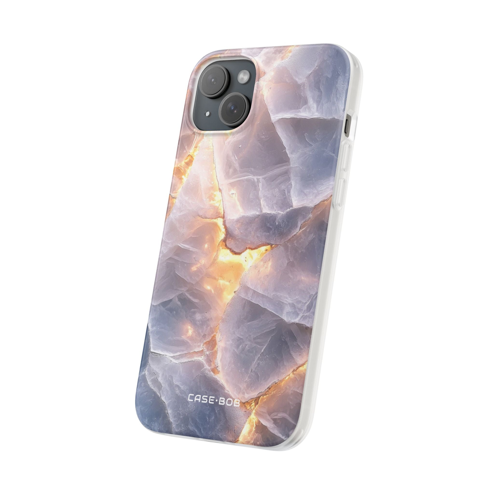 Crystal Veins iPhone 15 Plus Case - Soft