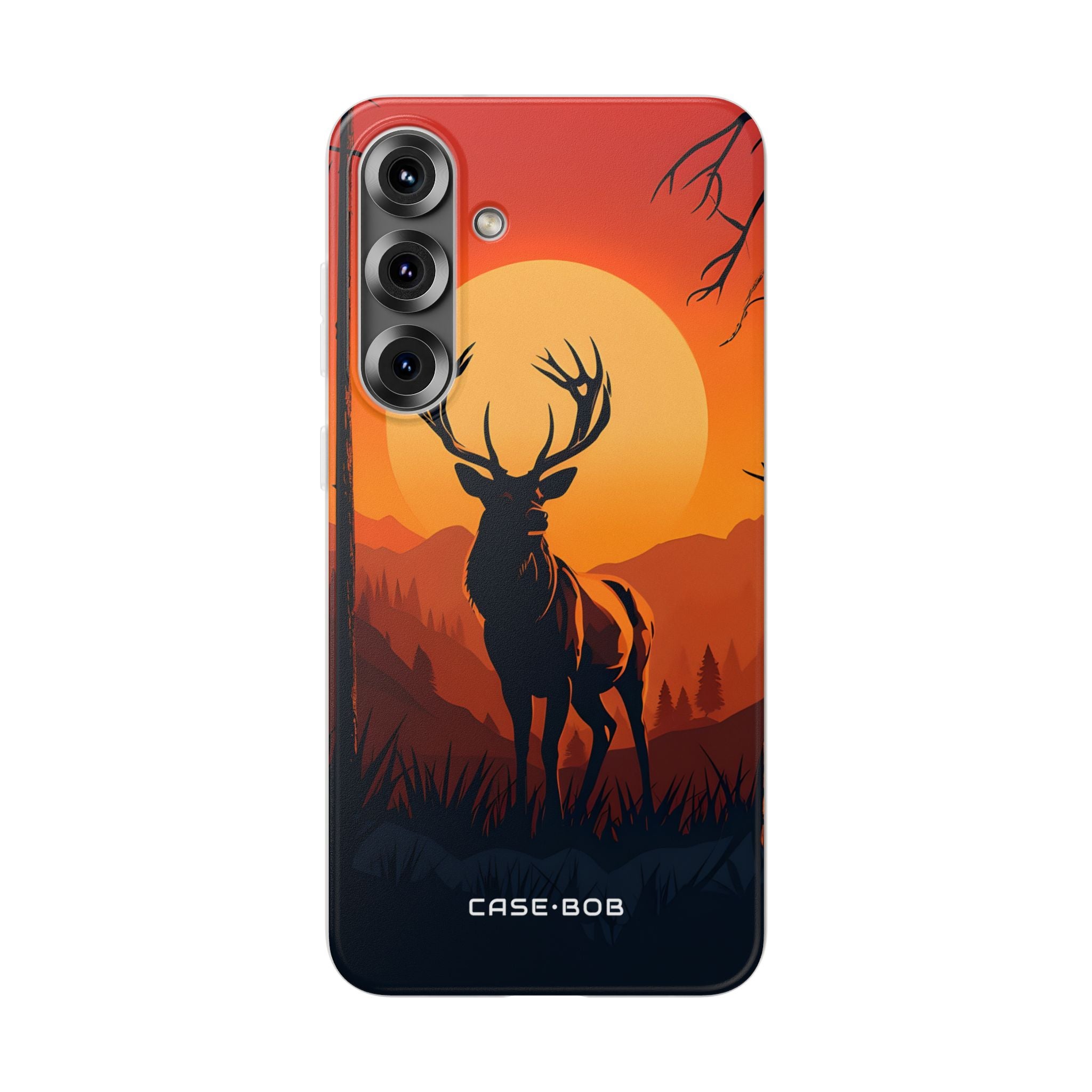 Sunset Stag Samsung S25 Plus Case - Soft