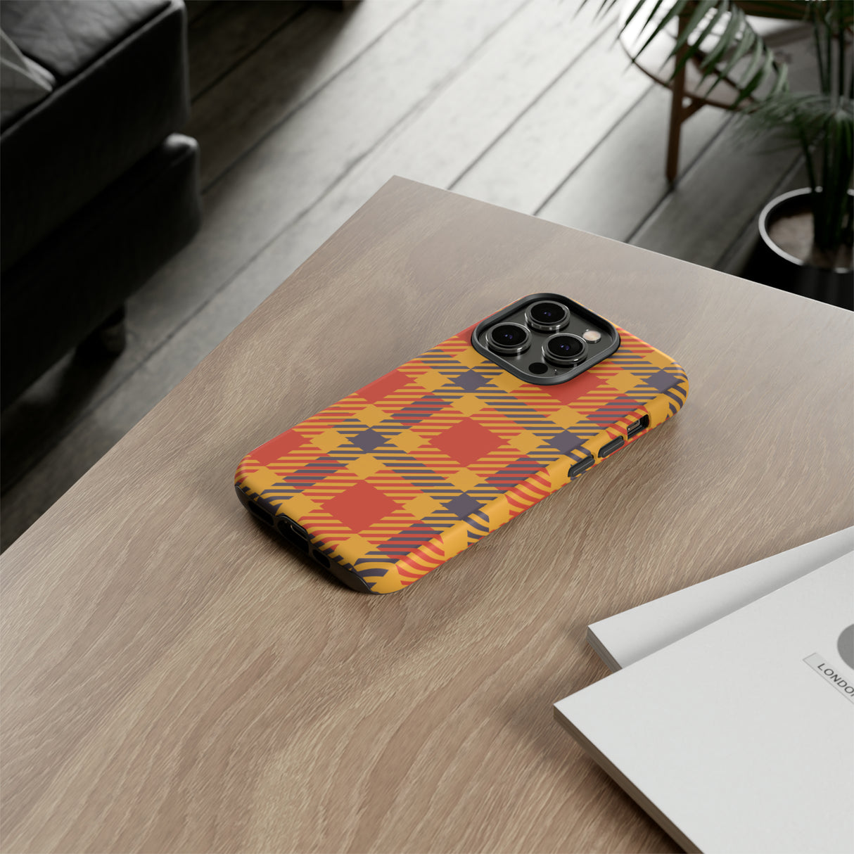 Orange Flannel - Protective Phone Case