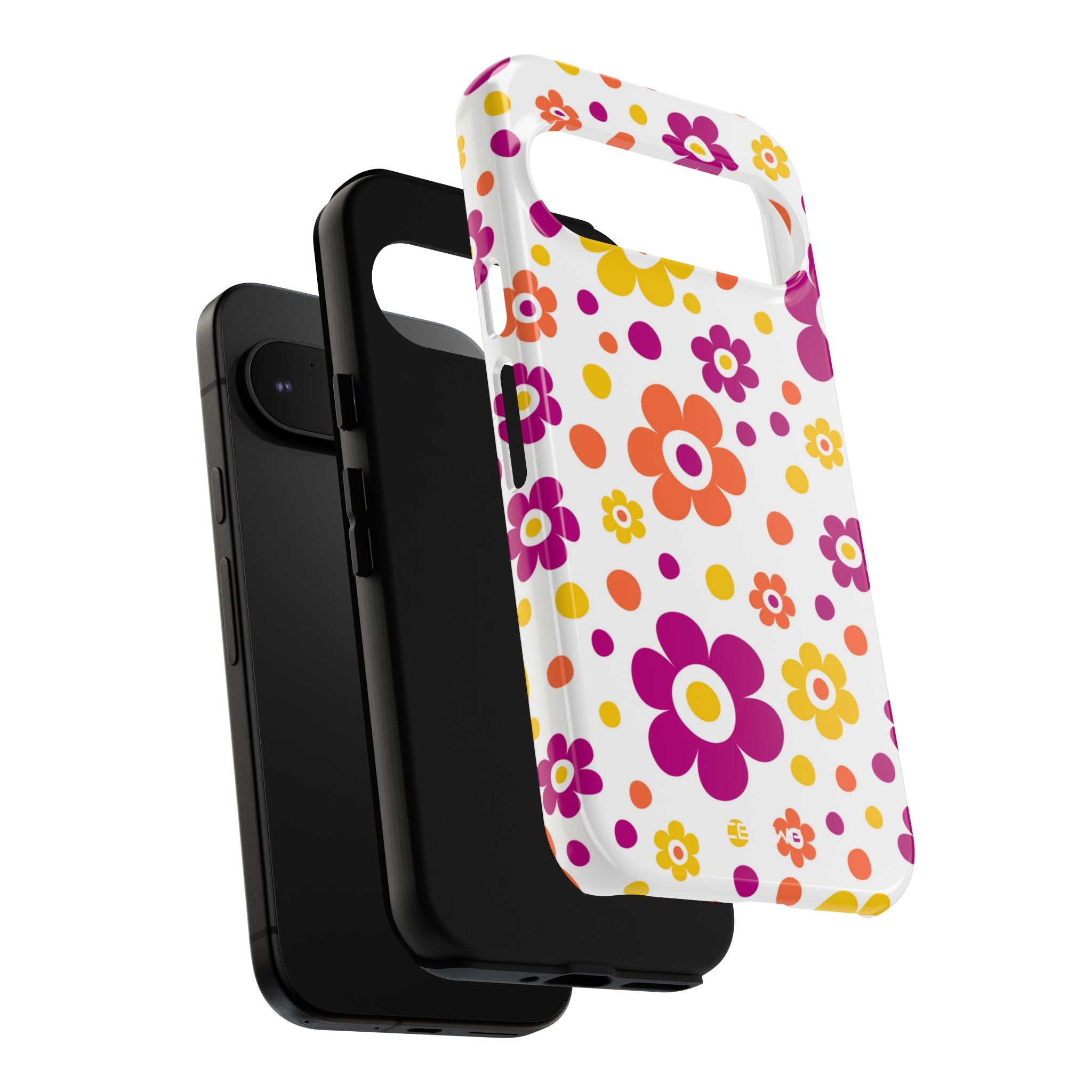 Retro Floral Playfulness - Google Pixel Case