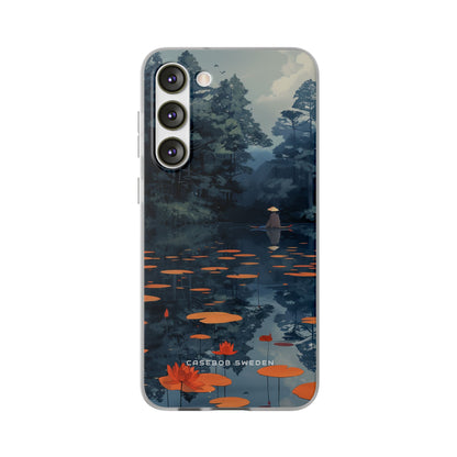 Tranquil Lotus Reflections Samsung S23 - Flexi Phone Case