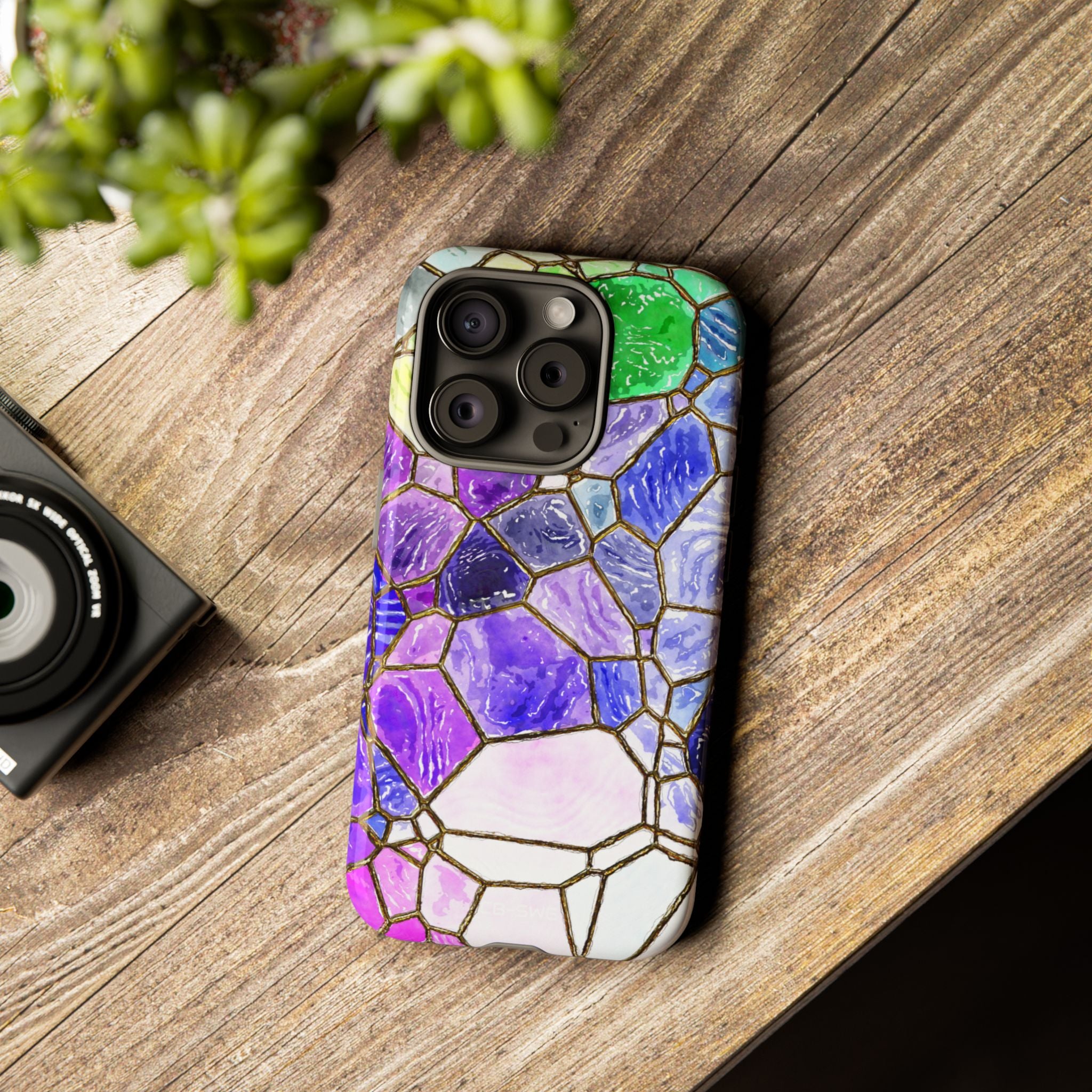 Colorful Glass Mosaic - iPhone Case