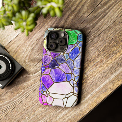 Colorful Glass Mosaic - iPhone Case