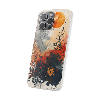 Orange Solstice iPhone 15 Pro Max Case - Soft