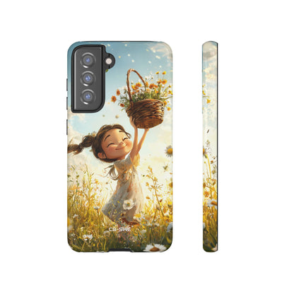 Joyful Girl Leaps - Samsung Case