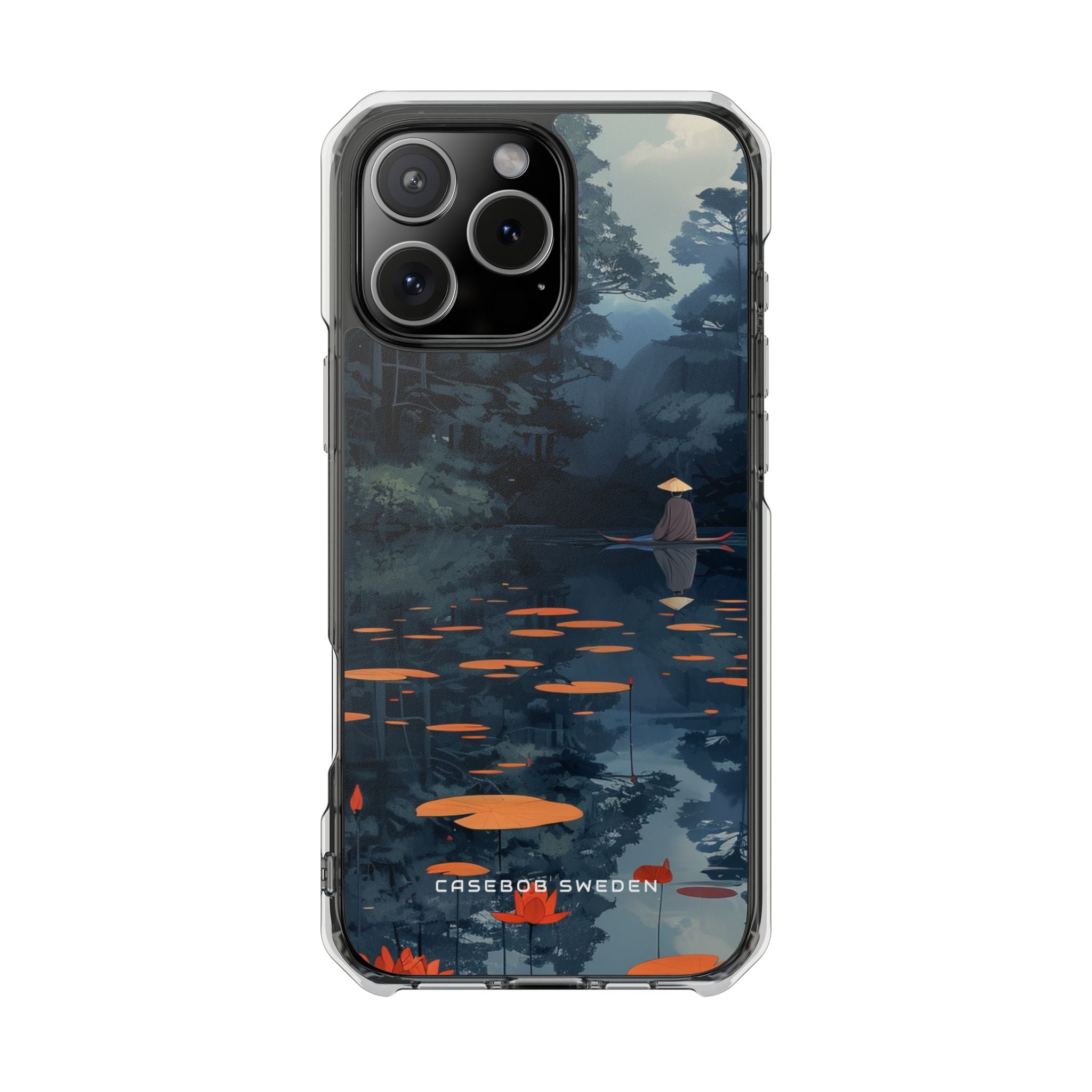 Tranquil Lotus Reflections iPhone 16 - Clear Impact Phone Case