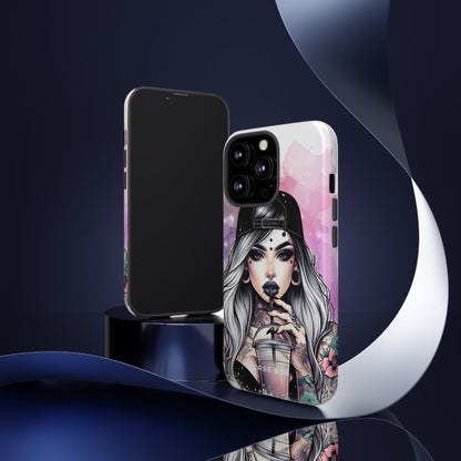 Silver Sip Nebula iPhone 13 Pro Case - Tough