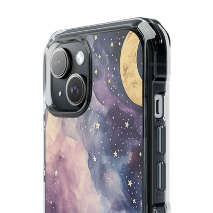 Dreamy Celestial Night - Clear Impact iPhone 15 Phone Case