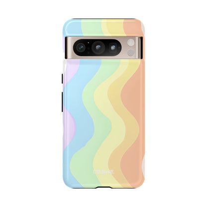 Pastel Wavy Bands Minimalist Google Pixel 8 - Tough