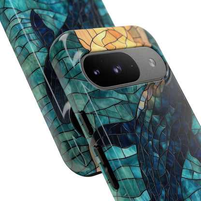 Whale Dives Upward - Google Pixel Case