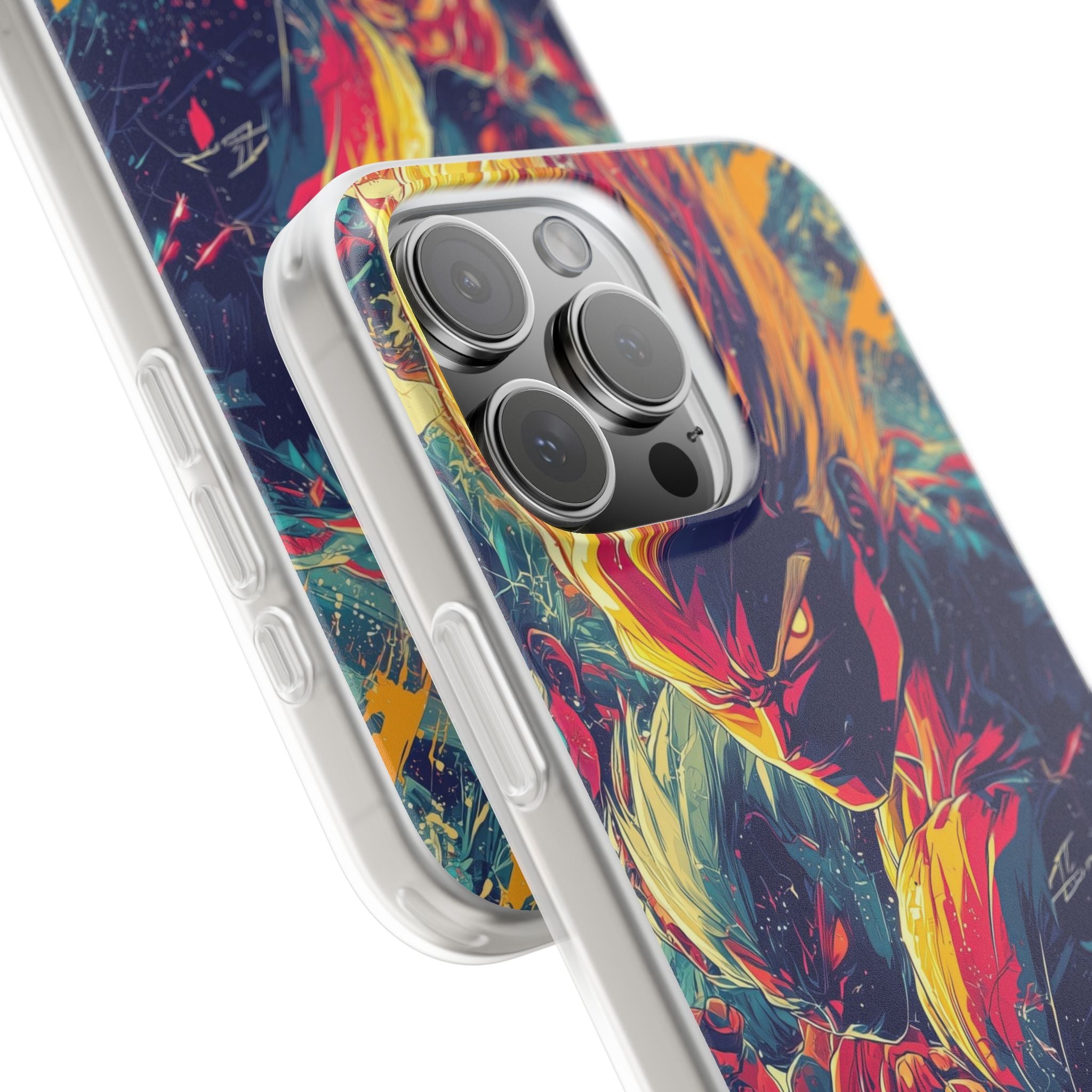 Yellow Fury iPhone 16 Pro Max Case - Soft