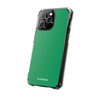 Shamrock Green - Clear Impact Case for iPhone