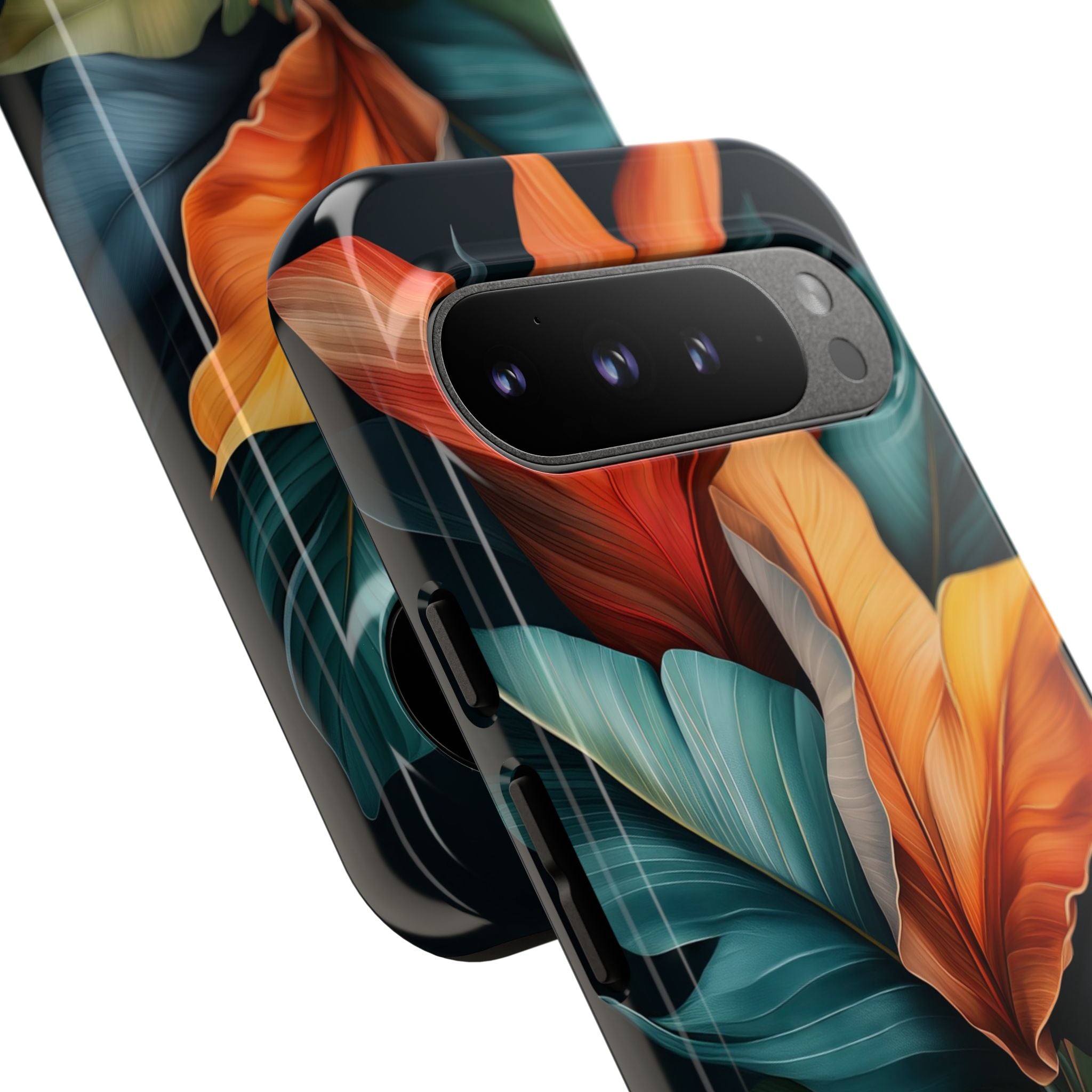 Tropical Leafburst Google Pixel 9 Pro XL Case - Tough