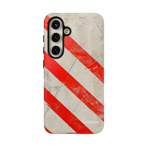 Crimson Line Minimalism - Protective Phone Case