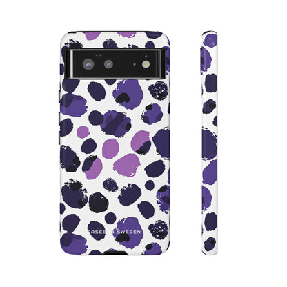 Purple Inkblots Google Pixel 6 - Tough Phone Case