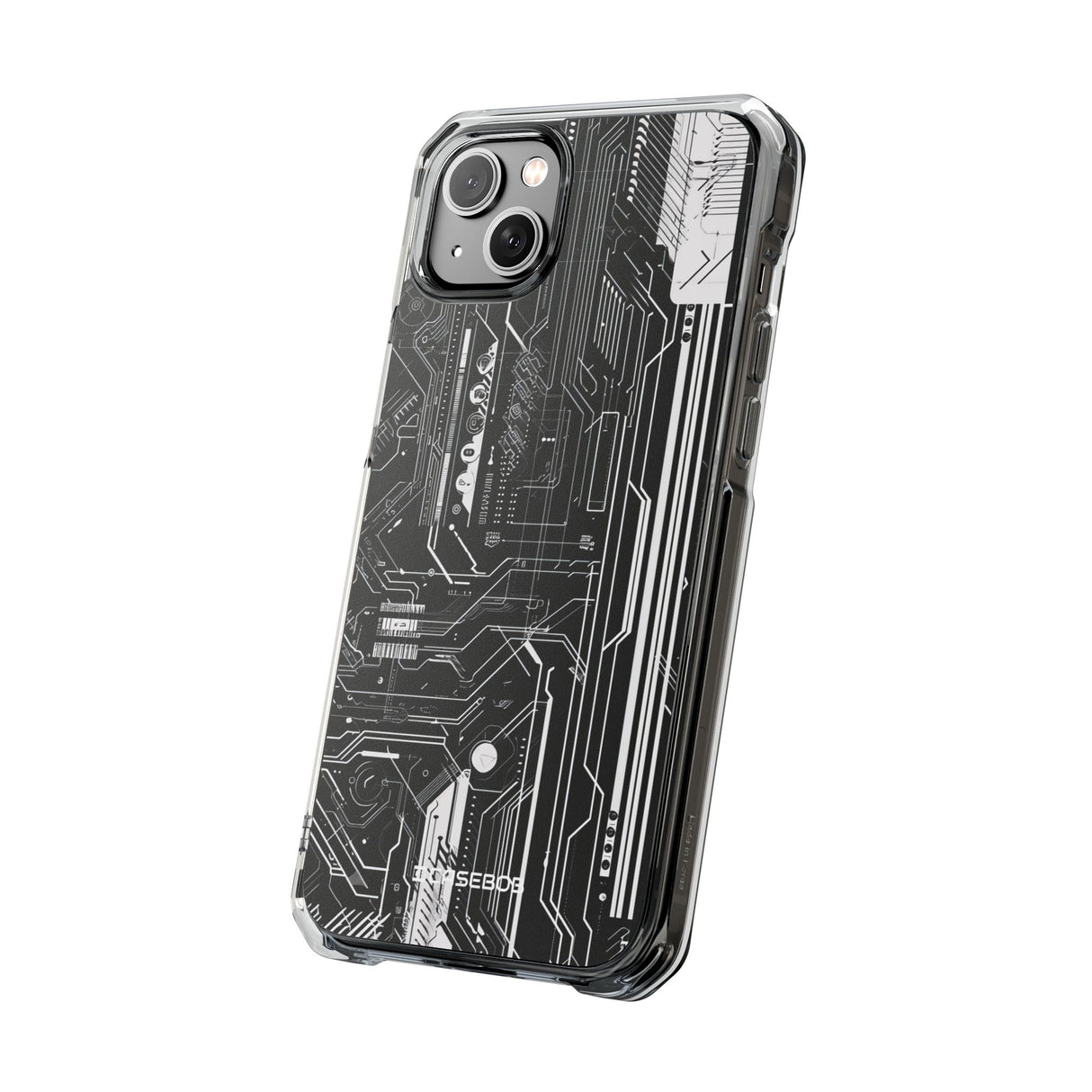 Circuitry Aesthetics - Handyhülle für iPhone (Clear Impact - Magnetisch) 