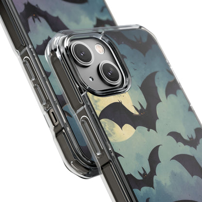Glowing Bat Swarm iPhone 14 Case - Impact