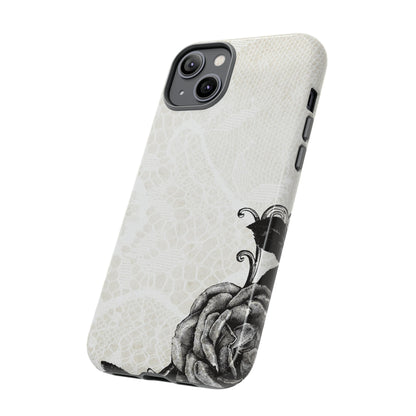 Rosett Gothic Flower - Protective Phone Case